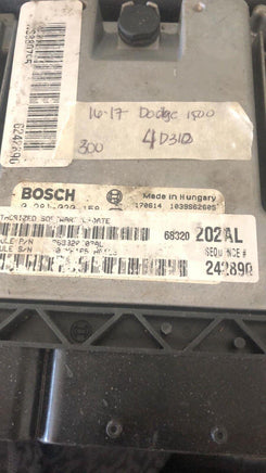 2016-2017 Dodge Ram 1500 ecu ecm computer 68320202AL - Swan Auto