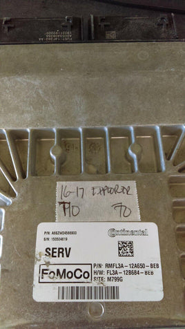 2016-2017 Ford Explorer ecm ecu computer RMFL3A-12A650-BEB - Swan Auto