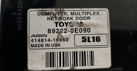 2016-2017 Lexus RX350 or RX450h multiplex relay module 89222-0E090 - Swan Auto