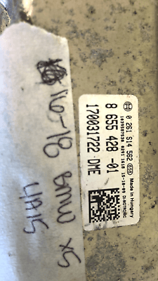 2016-2018 BMW X5 ecu ecm computer 8 655 428 -01 - Swan Auto