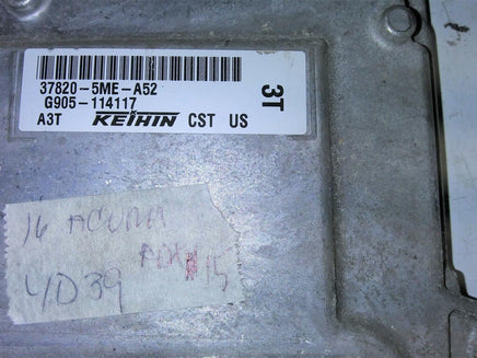 2016 Acura RDX ecm ecu computer 37820-5ME-A52 - Swan Auto