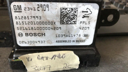 2016 Chevy Camaro park aid assist control module 23412909 - Swan Auto