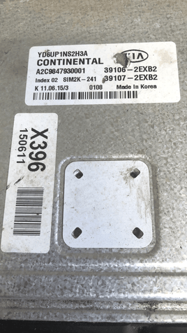 2016 Kia Forte ecm ecu computer 39106-2EXB2 - Swan Auto