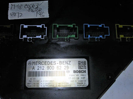 2017-2018 Mercedes-Benz CLS550 SAM Comfort Control Module Fuse Box 212 900 62 29 - Swan Auto