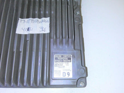 2017-2018 Toyota Highlander ecu ecm computer 89661-0ED90 - Swan Auto