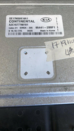 2017-2019 Kia Niro engine control module 95441-2BBF1 - Swan Auto