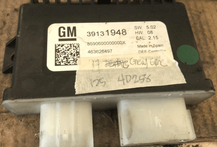 2017 Chevy or GMC pickup Emission Controller control module 39131948 - Swan Auto