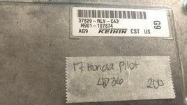 2017 Honda Pilot ecm ecu computer 37820-RLV-C43 - Swan Auto