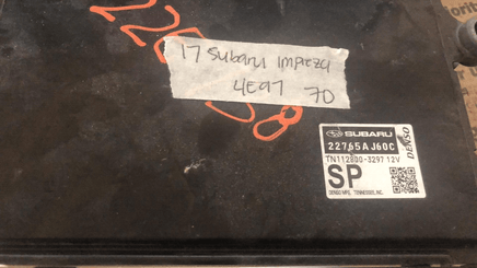2017 Subaru Impreza ecu ecm computer 22765AJ60C - Swan Auto