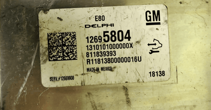 2018-2019 Chevy Equinox or GMC Acadia ecm ecu computer 12695804 - Swan Auto
