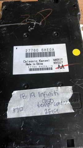 2018-2019 Infiniti Q50 temperature control module 27760 6HE0A - Swan Auto