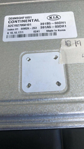 2018-2019 Kia Niro engine control module 391B5-03DH1 - Swan Auto