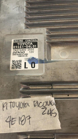 2018-2019 Toyota Camry ecu ecm computer 89661-04L01 - Swan Auto