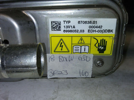 2018 BMW 530e Electric Auxilliary heater 6998052 - Swan Auto