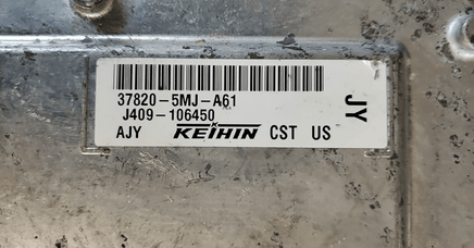2018 Honda Ridgeline ecm ecu computer 37820-5MJ-A61 - Swan Auto
