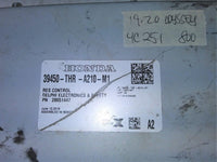 2019-2020 Honda Odyssey ecu Entertainment Control Module 39450-THR-A210-M1 - Swan Auto