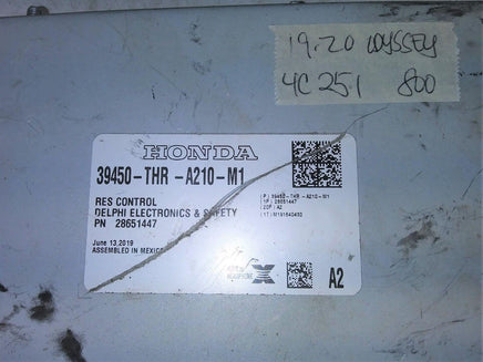 2019-2020 Honda Odyssey ecu Entertainment Control Module 39450-THR-A210-M1 - Swan Auto