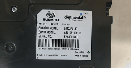 2019 Subaru Crosstrek telematics module 86222FL130 - Swan Auto