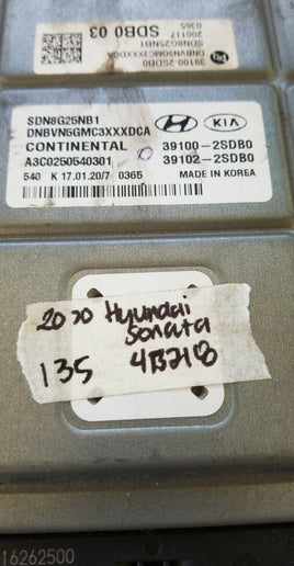 2020-2021 Hyundai Sonata ecm ecu computer 39100-2SDB0 - Swan Auto