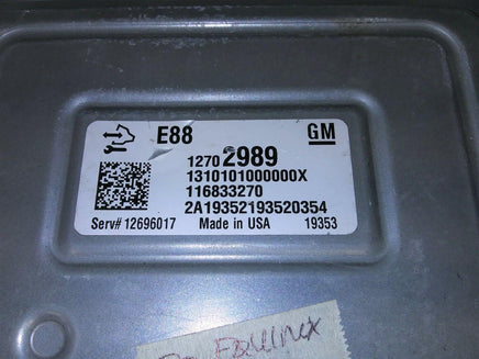 2020 Chevy Equinox ecm ecu computer 12702989 - Swan Auto