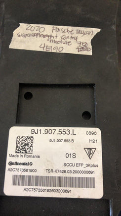 2020 Porsche Taycan suspension control module computer 9J1.907.553.L - Swan Auto