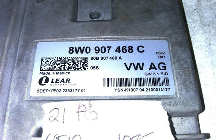 2021 Audi A5 network gateway module 8W0 907 468 C - Swan Auto