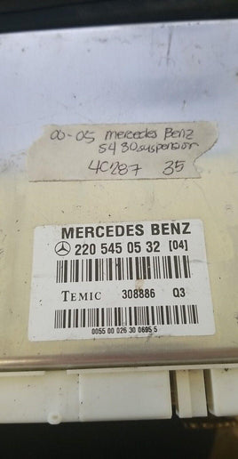 220 545 05 32 suspension control module 2000-2005 Mercedes-Benz CLK320 - Swan Auto