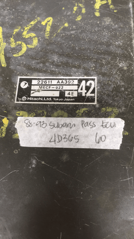 22611 AA392 Subaru ecm ecu computer 1988-1993 - Swan Auto