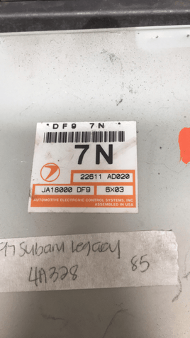 22611 AD020 Subaru Legacy 1997 ecu ecm computer - Swan Auto