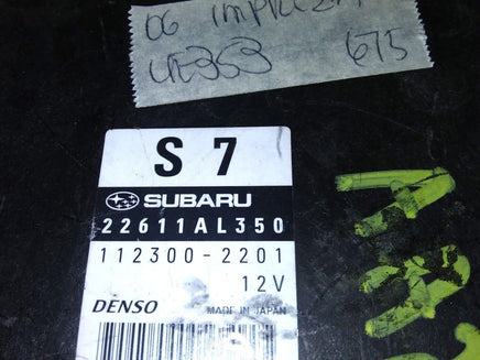 22611AL350 Subaru Impreza 2006 ecu ecm computer - Swan Auto