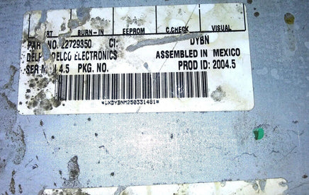 22729350 Chevrolet Corvette 2005-2013 XM Radio Satellite Control Module - Swan Auto