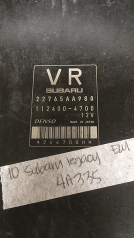 22765AA980 Subaru Legacy ecm ecu computer 2010 - Swan Auto