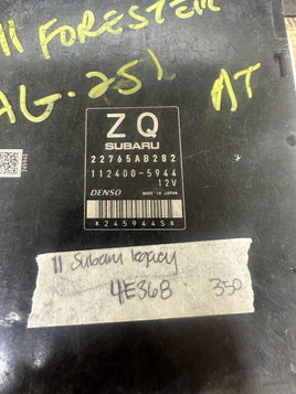 22765AB282 Subaru Legacy ecu ecm computer 2011 - Swan Auto