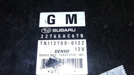 22765AC67B ecu ecm computer 2012 Subaru Legacy - Swan Auto