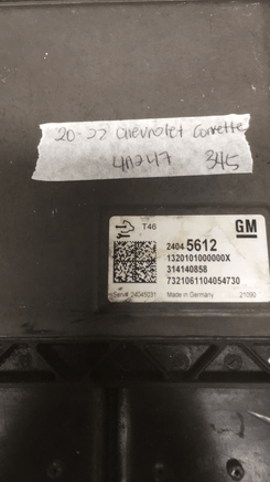 24045612 Chevy Corvette engine control computer module 2020-2022 - Swan Auto