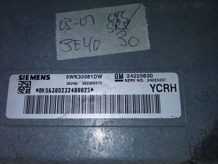 24225630 tcm transmission computer 2003-2007 Cadillac CTS or SRX - Swan Auto
