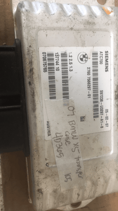 2760 7566297-01 BMW X5 2007 transfer case control module computer - Swan Auto