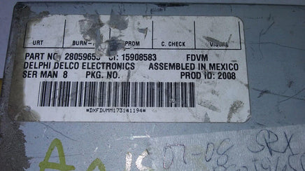 28059655 Satellite Radio Receiver 2007-2008 Cadillac SRX - Swan Auto