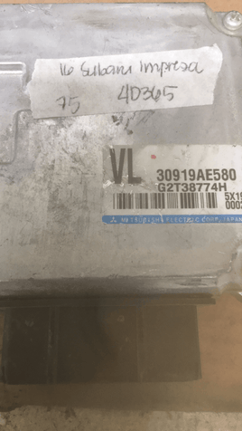 30919AE580 Subaru Impreza 2016 Transmission control module - Swan Auto