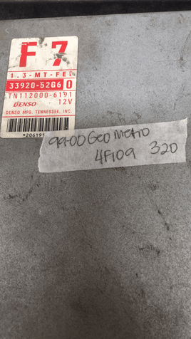 33920-52G60 Geo Metro 1999-2000 ecm ecu computer - Swan Auto