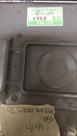 33920-58B20 Suzuki Sidekick or Tracker ecm ecu computer 1992 - Swan Auto