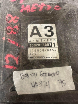 33920-60B71 Chevrolet Geo Metro 1989-1991 ecm ecu computer - Swan Auto