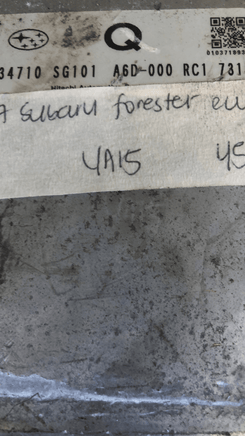 34710 SG101 Subaru Forester 2017 power steering control module - Swan Auto