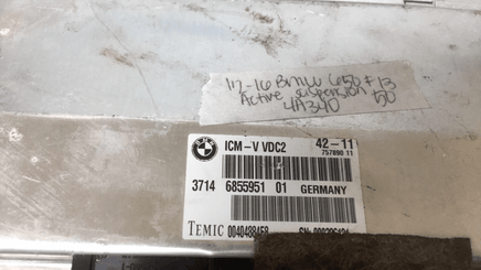 3714 6855951 BMW 650 F13 Active suspension computer 2012-2016 - Swan Auto