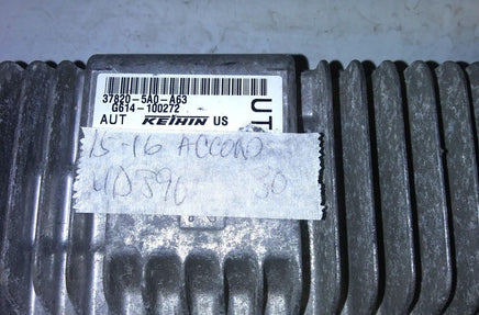 37820-5A0-A63 ecm ecu computer 2015-2016 Honda Accord - Swan Auto