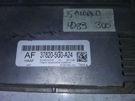 37820-5G0-A24 Honda Accord 2015 ecm ecu computer - Swan Auto