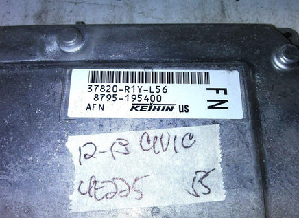 37820-R1Y-L56 Honda Civic 2012-2013 ecu ecm computer - Swan Auto