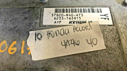 37820-R40-A73 ecm ecu computer 2010 Honda Accord - Swan Auto