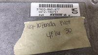 37820-RN0-A77 Honda Pilot 2009-2010 ecm ecu computer - Swan Auto