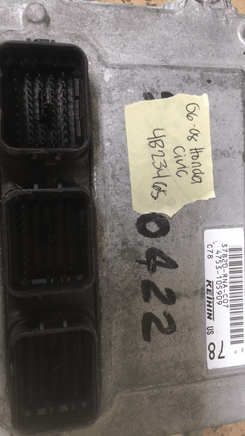 37820-RNA-C07 ecm ecu computer 2006-2008 Honda Civic - Swan Auto